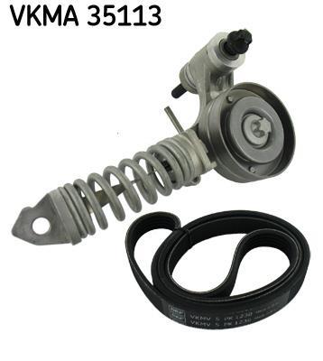 Kit de courroie d'accessoire (Courroie d’alternateur) SKF ref. VKMA 35113